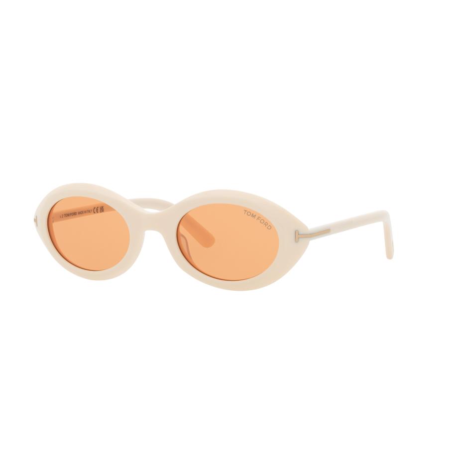 Tom Ford Vrouwelijk Sunglass FT1186 - Framekleur: Ivoor, Lenskleur: Bruin Bruin