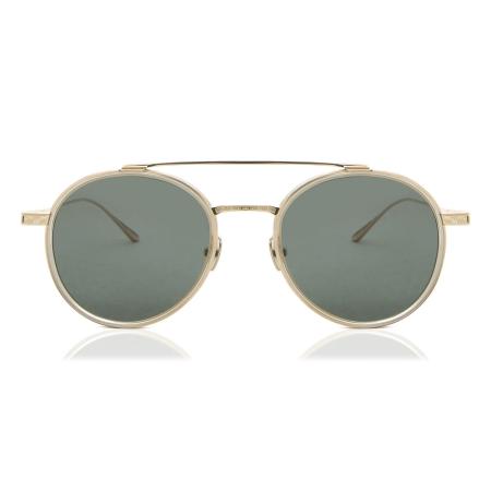 Leisure Society Cordilleras Champagne/18K Goud Groen Lens Goud Heren Zonnebril