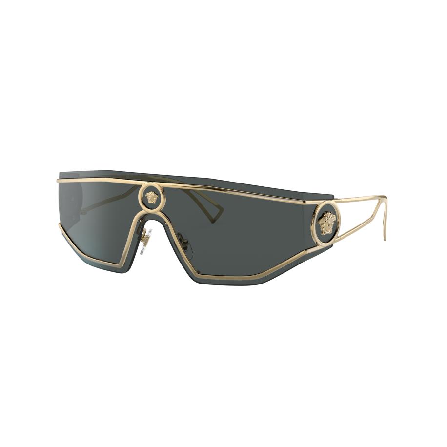 Versace VE2226 100287 Goud Heren Zonnebril Grijs