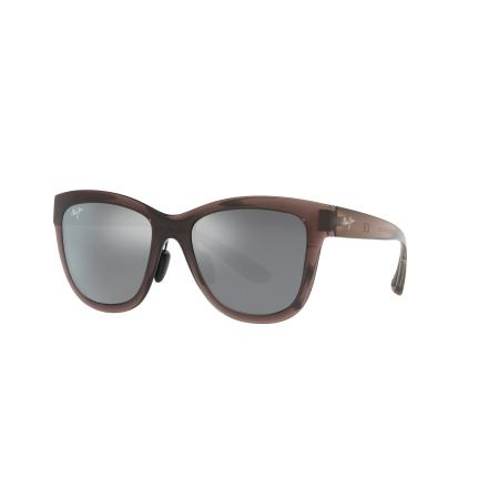 Maui Jim Vrouwelijk Sunglass ANUENUE - Framekleur: Bordeaux, Lenskleur: Grijs Polar