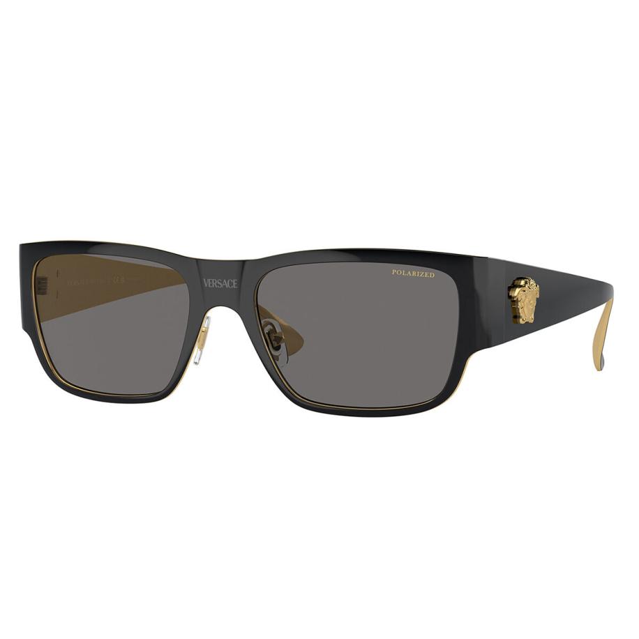 Versace VE2262 Polarized 143381 Zwart Heren Zonnebril