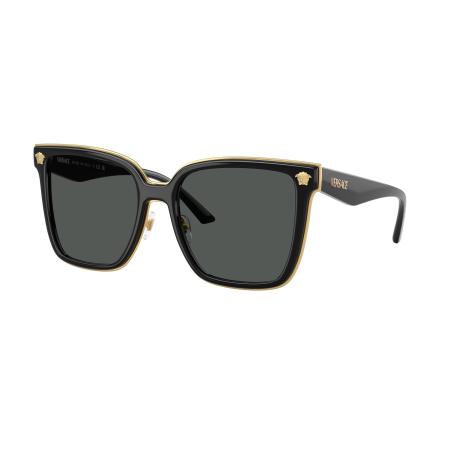Versace Vrouwelijk Sunglass VE2278D - Framekleur: Zwart, Lenskleur: Donkergrijs