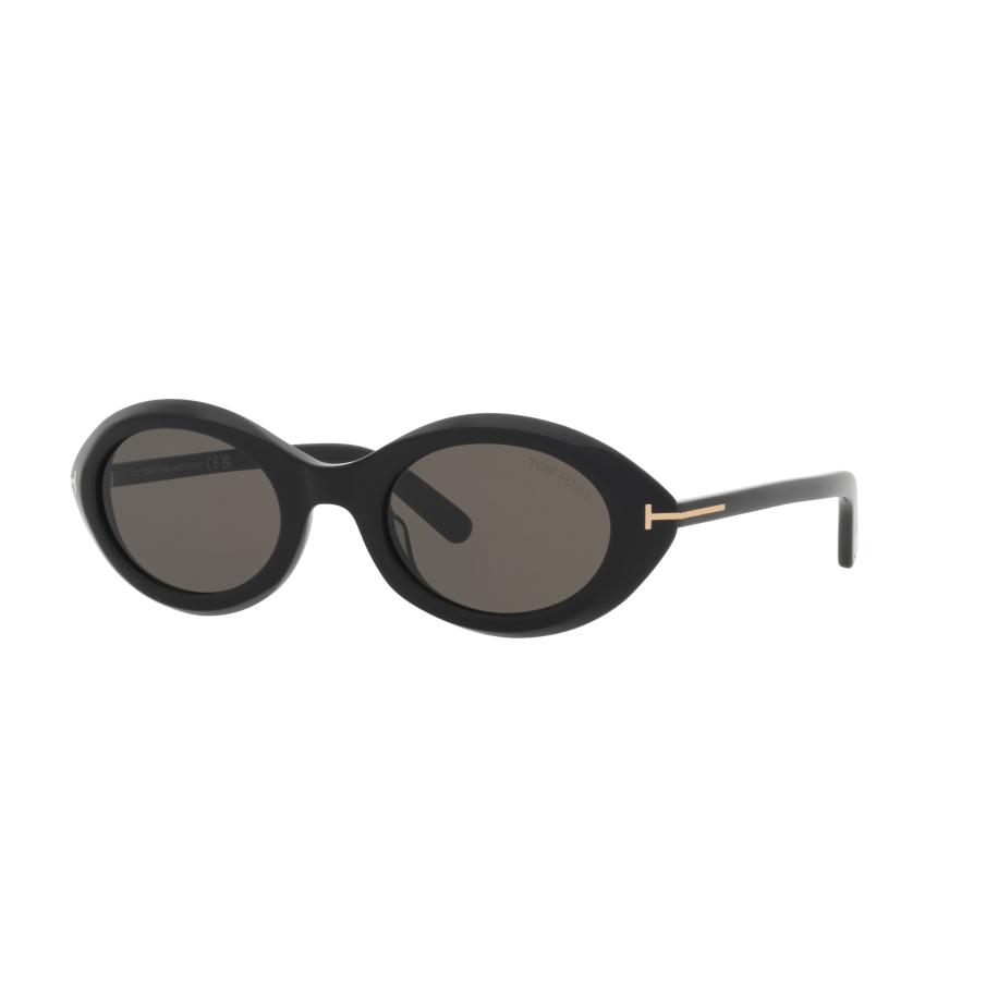 Tom Ford Vrouwelijk Sunglass FT1186 - Framekleur: Zwart glanzend, Lenskleur: Grijs Grijs