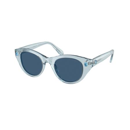 Swarovski SK6025F Aziatische pasvorm 106555 Blauw Dames Zonnebril