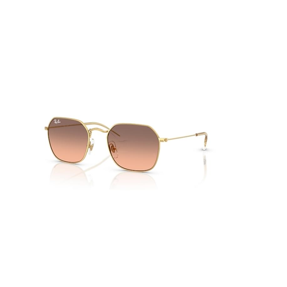 Ray-Ban Rb9594s Kids zonnebril Arista Goud montuur Roze glazen 49-19 Goud