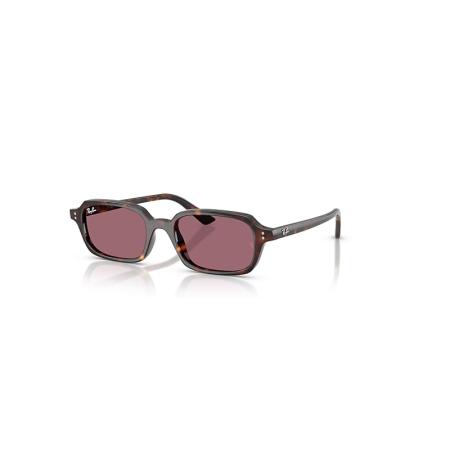 Ray-Ban Zuri Bio-based Limited zonnebril Havana montuur Violet glazen 52-19
