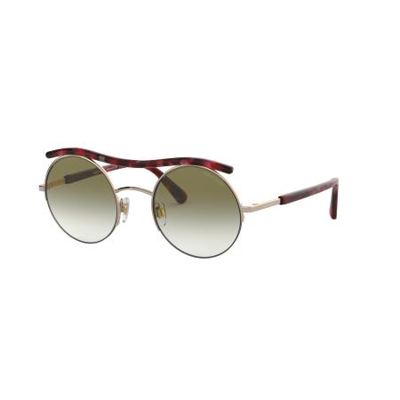 Giorgio Armani Vrouwelijk Sunglass AR6082 - Framekleur: Roségoud, Lenskleur: Groen gradiënt