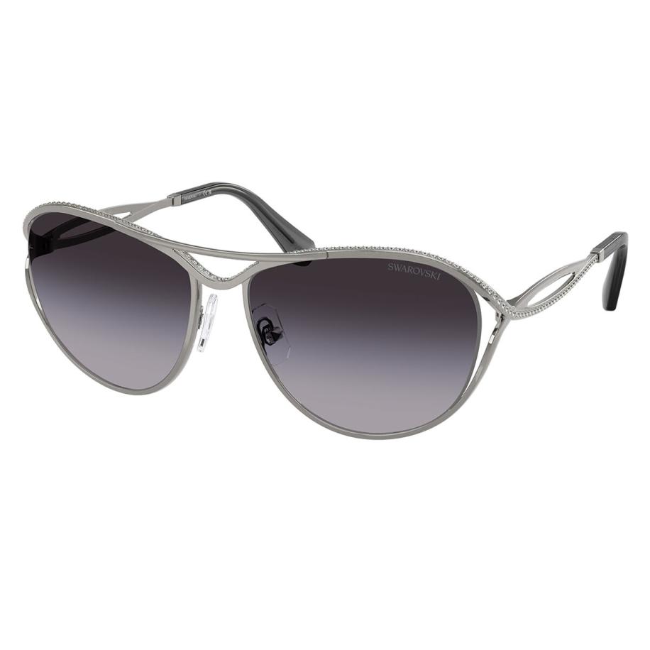 Swarovski SK7028 40098G Gunmetal Dames Zonnebril