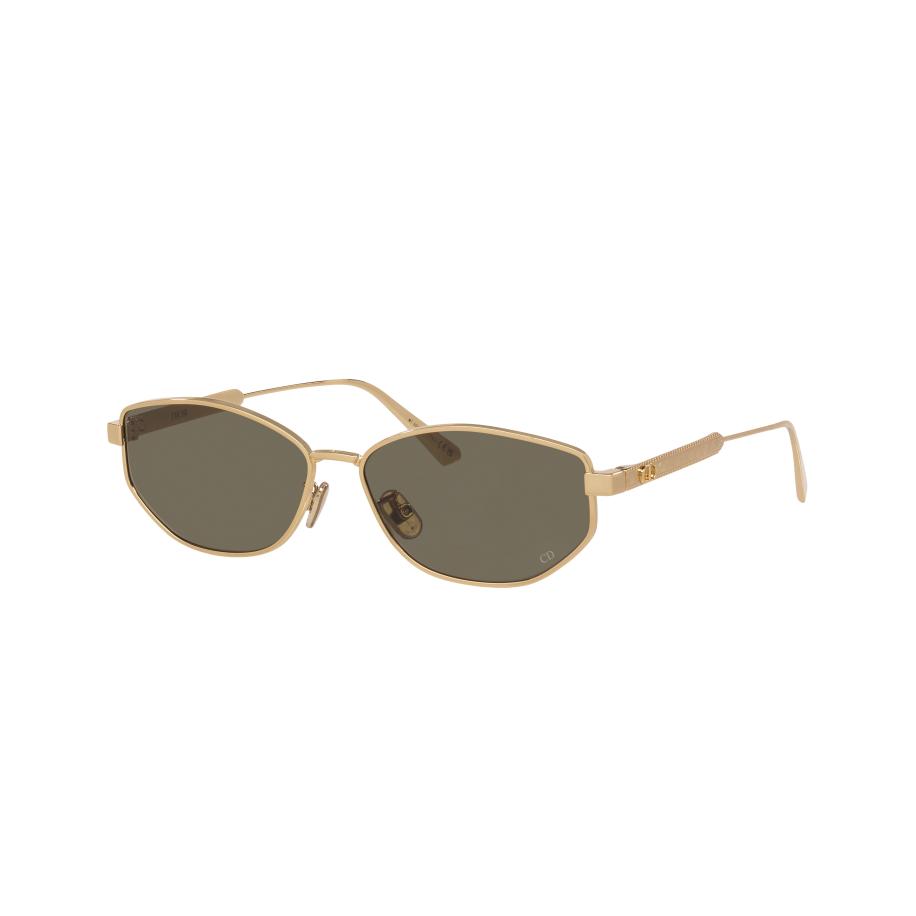 DIOR Vrouwelijk Sunglass Diorcannage B1U - Framekleur: Goud, Lenskleur: Groen Groen