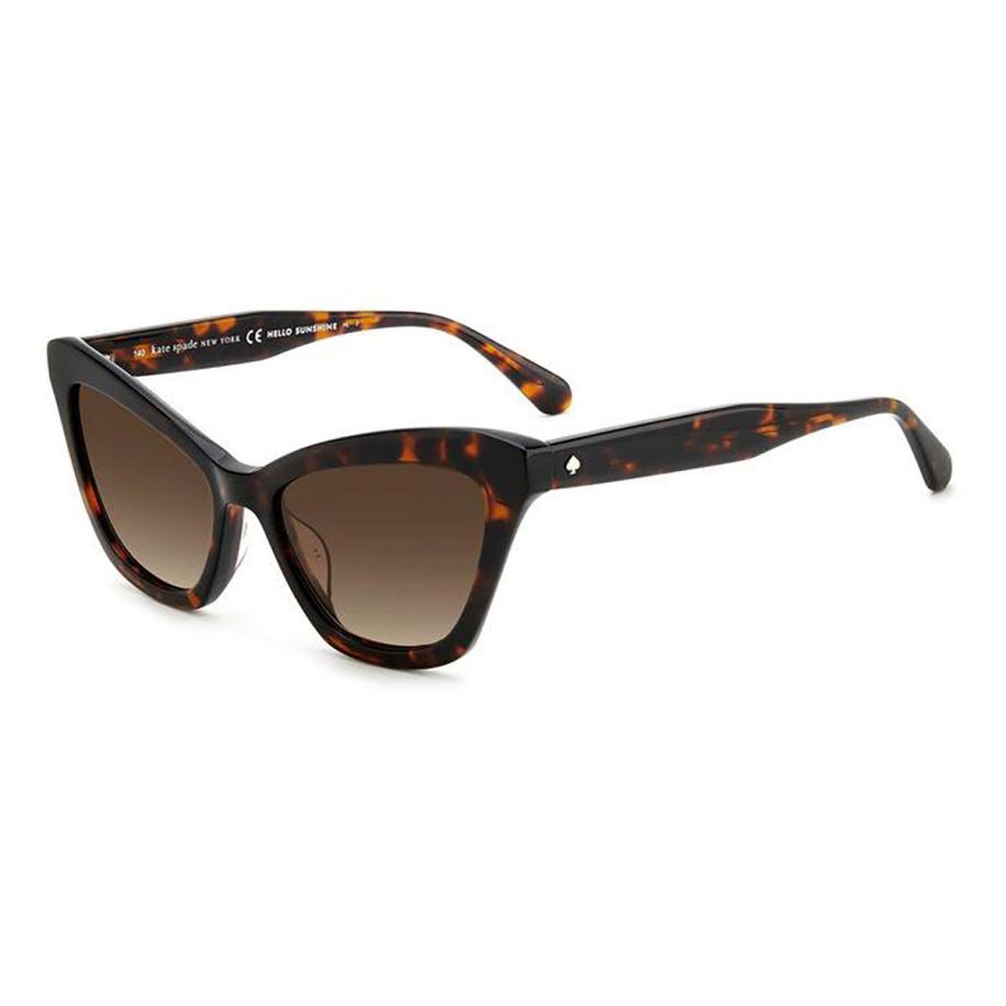 Kate Spade Amelie/G/S Aziatische pasvorm 86/HA Tortoiseshell Dames Zonnebril