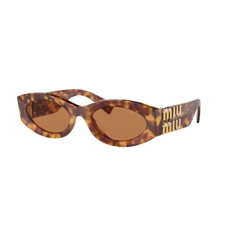 Miu Miu Vrouwelijk Sunglass MU 11WS - Framekleur: Havana, Lenskleur: Bruin