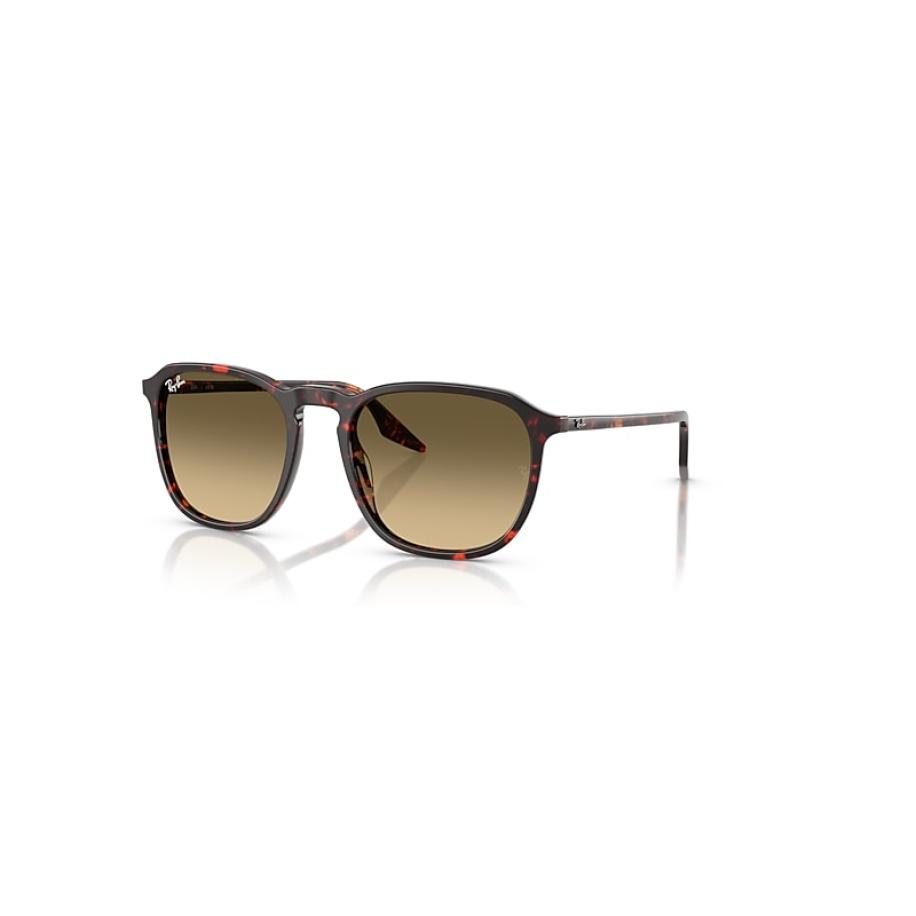 Ray-Ban Rb2203 zonnebril Havana Rood Schildpad montuur Bruin glazen 55-20 Multicolor