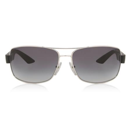 Prada Linea Rossa PS50ZS 1BC09U Zilver Heren Zonnebril
