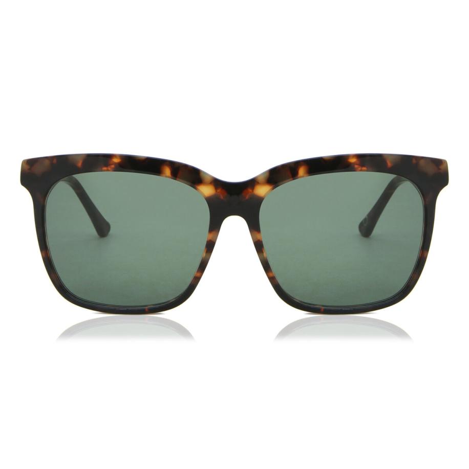 Dames Vierkant Volledige rand Plastic Tortoiseshell Zonnebril - SmartBuy Collection