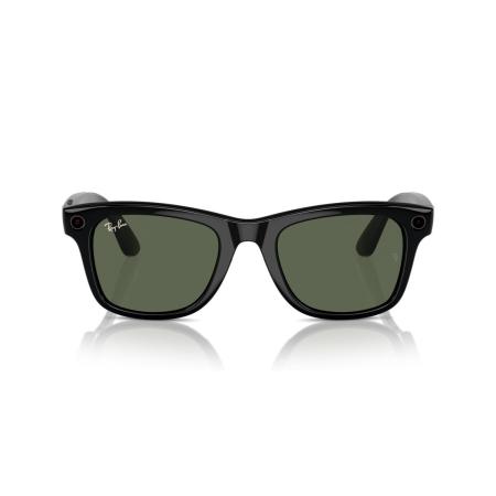 Ray-Ban Meta RW4008 Wayfarer 601/71 Zwart Heren Zonnebril