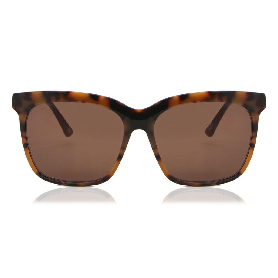 Dames Vierkant Volledige rand Plastic Tortoiseshell Zonnebril - SmartBuy Collection