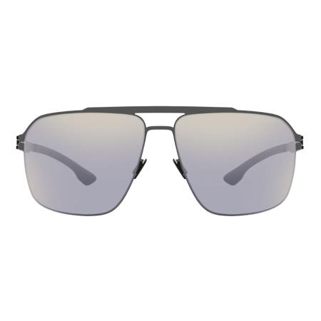 Ic! Berlin M1661 MB 14 Gun-Metaal Gunmetal Heren Zonnebril