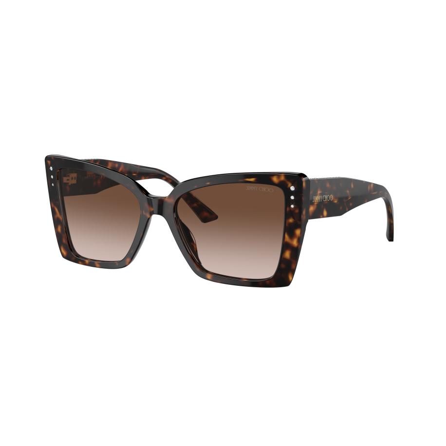 Jimmy Choo Vrouwelijk Sunglass JC5001B - Framekleur: Havana, Lenskleur: Gradiënt bruin Bruin