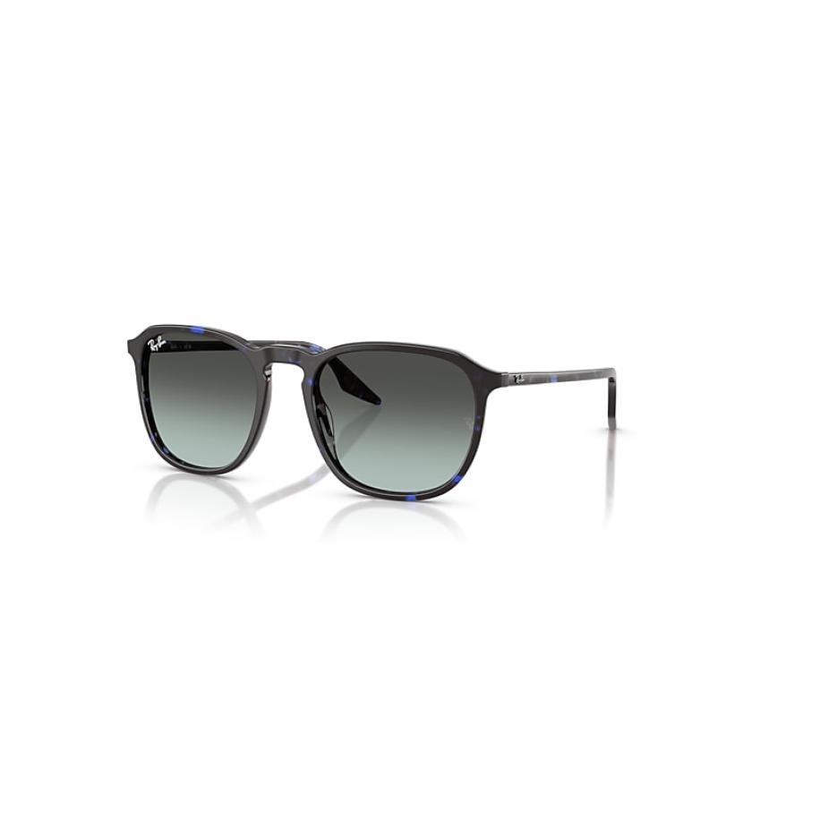 Ray-Ban Rb2203 zonnebril Havana Blauw Schildpad montuur Blauw glazen 52-20 Blauw