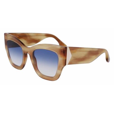 Victoria Beckham VB652S 773 Bruin Dames Zonnebril