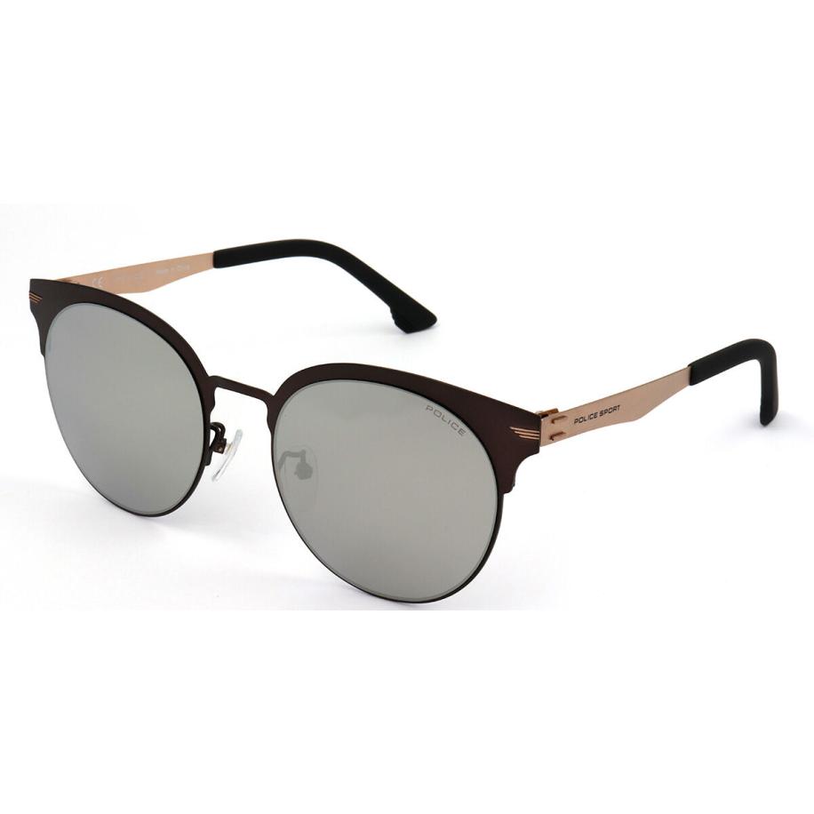 Police SPL536B 552X Bruin Heren Zonnebril