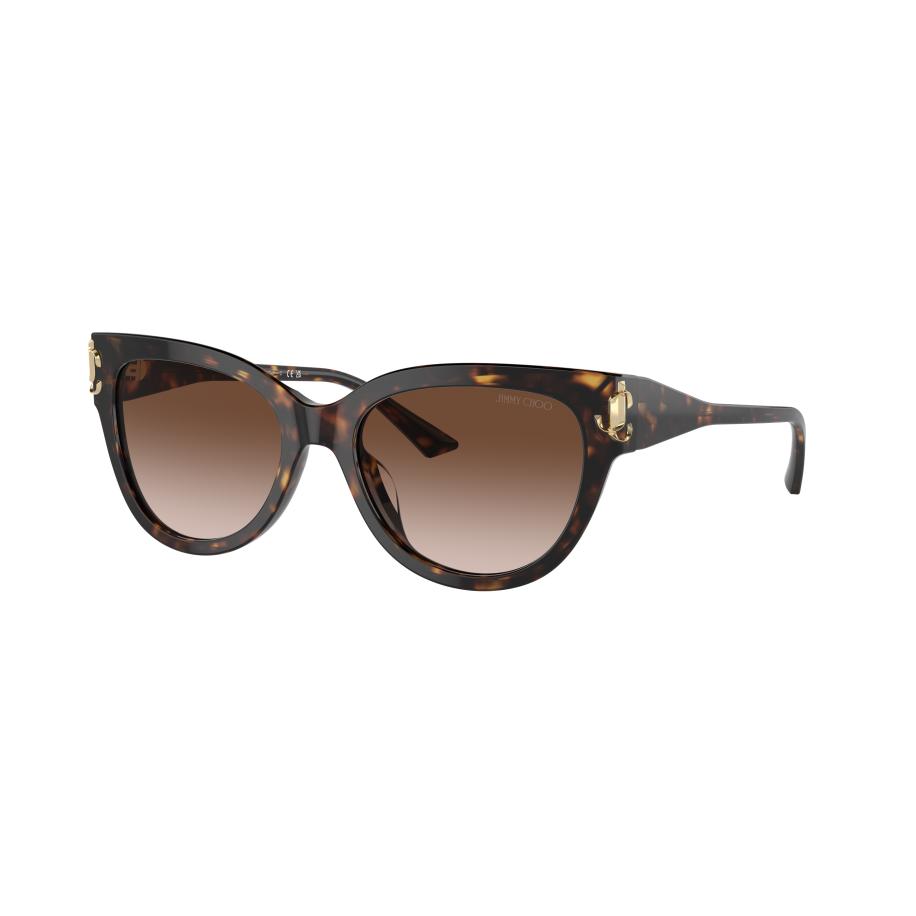 Jimmy Choo Vrouwelijk Sunglass JC5018U - Framekleur: Havana, Lenskleur: Gradiënt bruin Bruin
