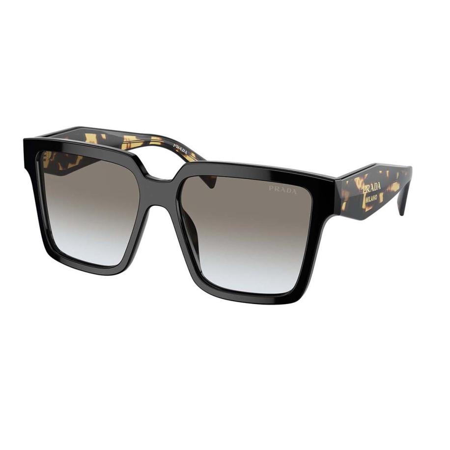Prada PR 24ZSF Aziatische pasvorm 1AB0A7 Zwart Dames Zonnebril