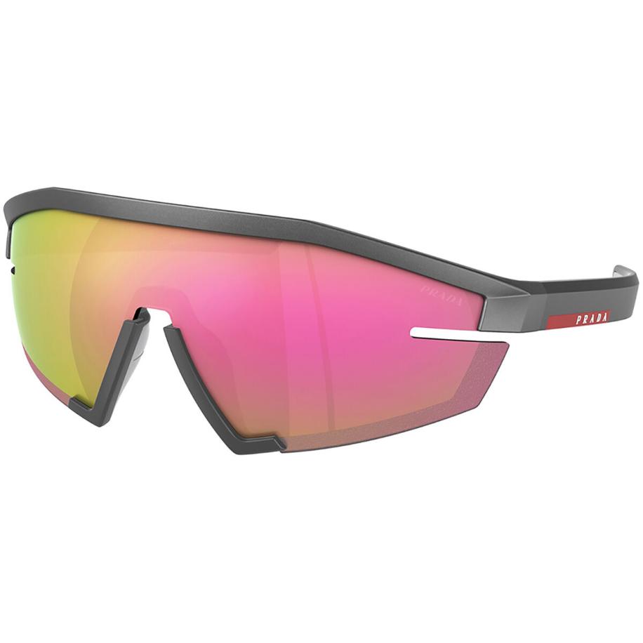 Prada Linea Rossa PS03ZS 15P20A Grijs Heren Zonnebril