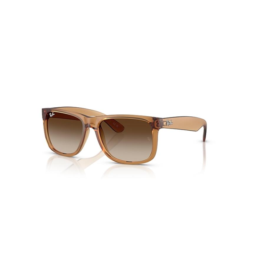 Ray-Ban Justin Classic zonnebril Rubber Beige montuur Bruin glazen 54-16 Bruin