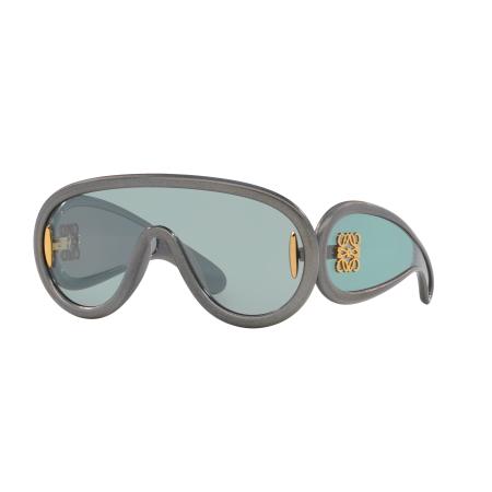 Loewe Mannelijk Sunglass Paulas Ibiza LW40108I - Framekleur: Zwart, Lenskleur: Blauw