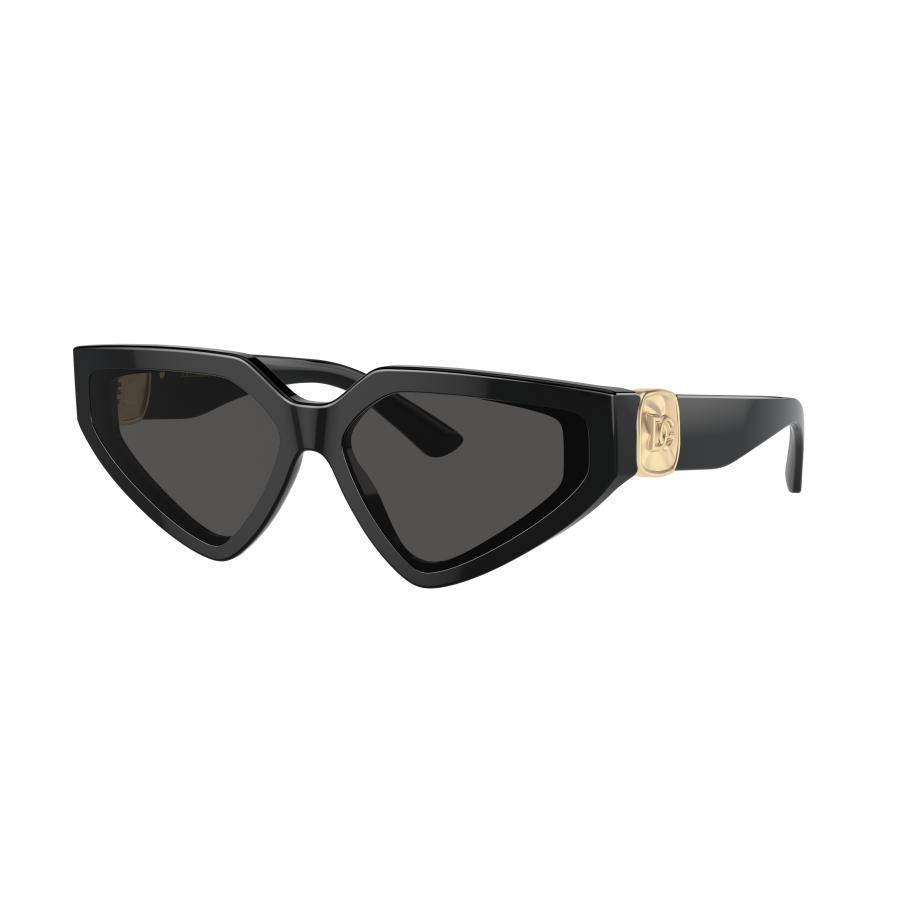 Dolce&Gabbana Vrouwelijk Sunglass DG4469 - Framekleur: Zwart, Lenskleur: Donkergrijs Grijs