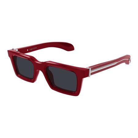 Alexander McQueen AM0506S 005 Rood Heren Zonnebril
