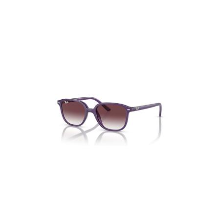 Ray-Ban Leonard Kids zonnebril Opaal Violet montuur Grijs glazen 45-16