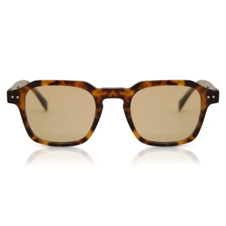 Heren Vierkant Volledige rand Plastic Tortoiseshell Zonnebril - Arise Collective