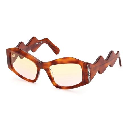 GCDS GD0023 53G Tortoiseshell Heren Zonnebril