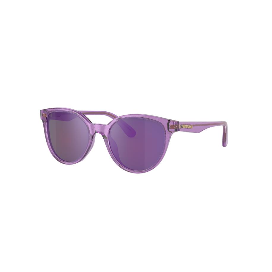 Versace Unisex Sunglass VK4427U Kids - Framekleur: Lilac Glitter, Lenskleur: Grijs gespiegeld violet Multicolor