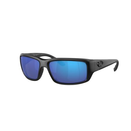 Costa Mannelijk Sunglass 6S9006 Fantail - Framekleur: Black-out, Lenskleur: Blauw gespiegeld