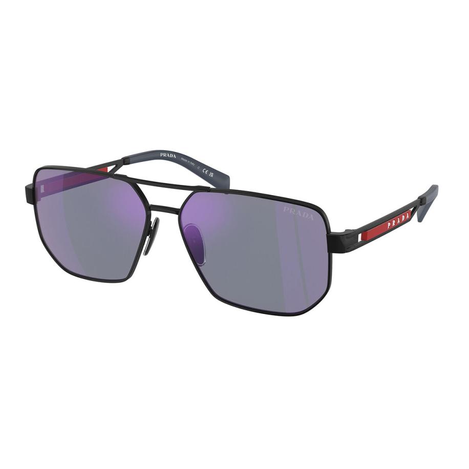 Prada Linea Rossa PS51ZS 1BO70A Zwart Heren Zonnebril
