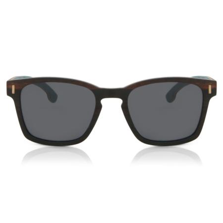 Heren Vierkant Volledige rand Hout Bruin Zonnebril - Oh My Houtness!