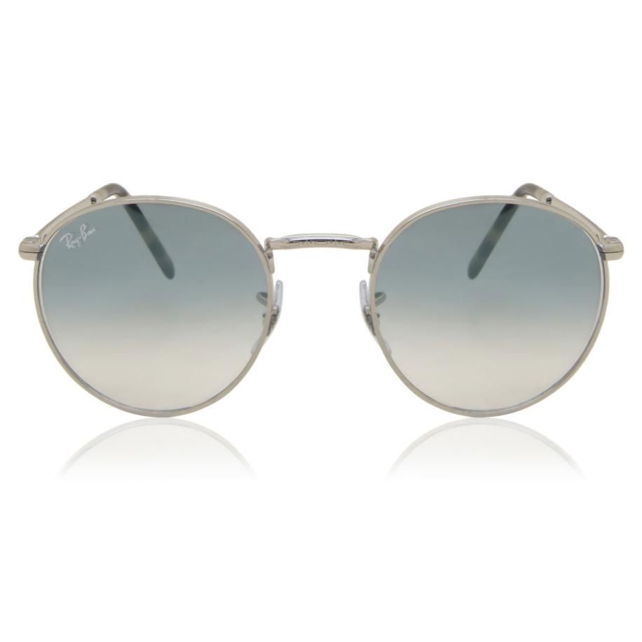 Ray-Ban RB3637 New Rond 3/3F Zilver Heren Zonnebril Zilver