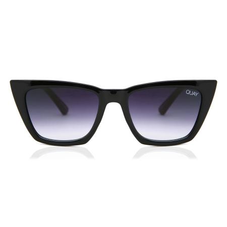 Quay Australia QC-000305 DON'T @ ME BLK/FADE Zwart Heren Zonnebril