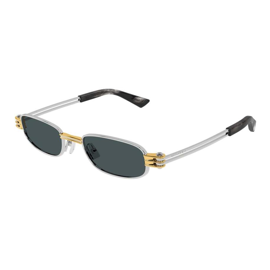 Bottega Veneta BV1381S 3 Zilver Heren Zonnebril