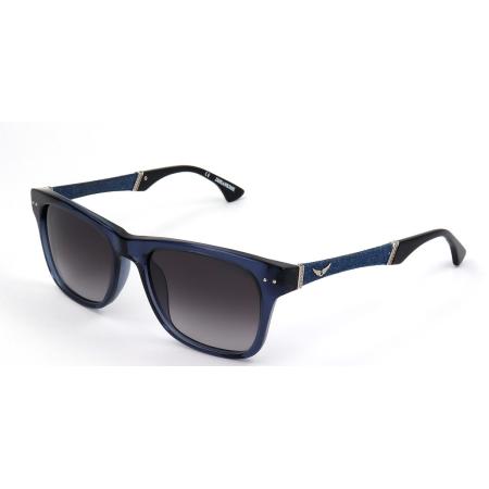 Zadig & Voltaire SZV006 AGQJ Blauw Heren Zonnebril