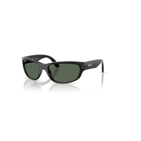Ray-Ban Balorama Kids Bio-based zonnebril Zwart montuur Groen glazen 55-16
