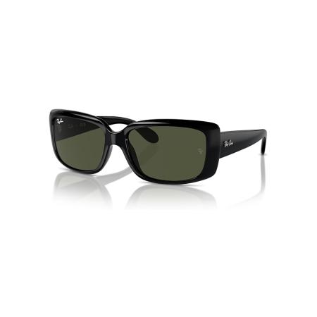 Ray-Ban Rb4389 zonnebril Zwart montuur Groen glazen 58-17
