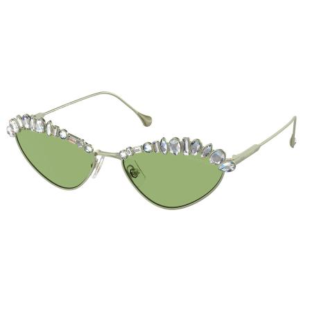 Swarovski SK7009 4018/2 Groen Dames Zonnebril