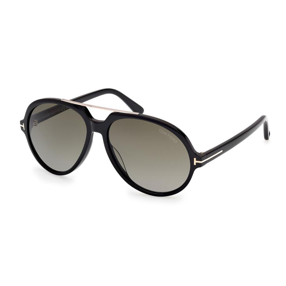 Tom Ford FT1210 AALTO 1B Zwart Heren Zonnebril
