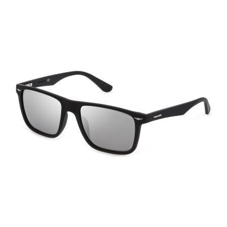 Police SPLE02 Polarized U28W Zwart Heren Zonnebril