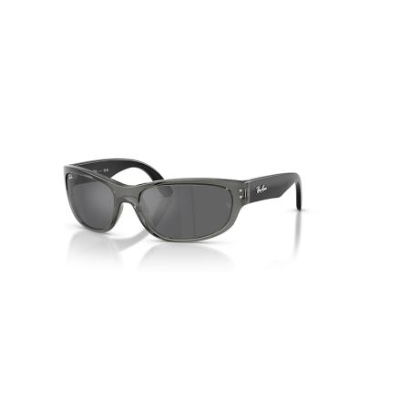 Ray-Ban Balorama Kids Bio-based zonnebril Zwart montuur Zilver glazen 55-16