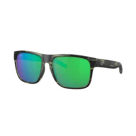 Costa Mannelijk Sunglass 6S9013 Spearo XL - Framekleur: Mat Reef, Lenskleur: Groen gespiegeld